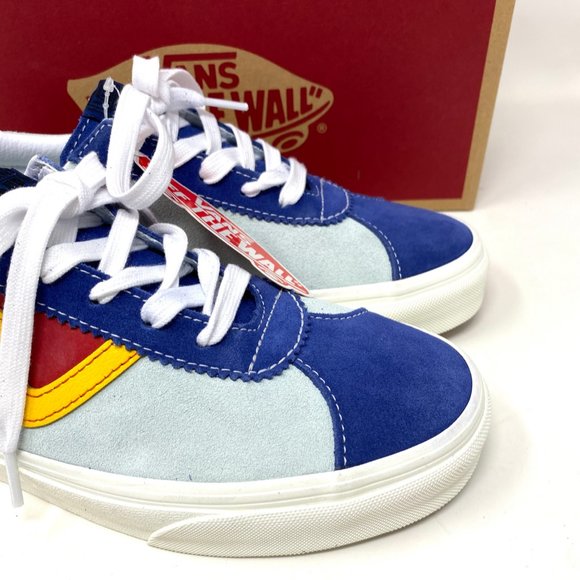 VANS SK8-HI MTE Retro Shoes Women's Multi Leo Suede Casual Blue Skate ALSU00824 - Picture 10 of 11